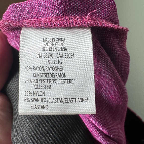 Anthropologie Women’s Pull On Elastic Waist Stretchy Pants Size XS Pink - Picture 4 of 4